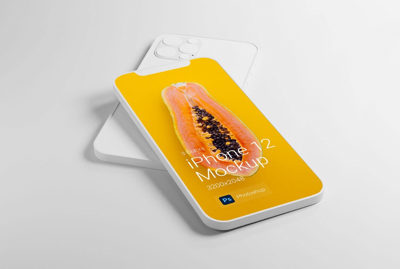 Free iphone 12 psd mockup to present your ios app or ui design in a photorealistic look. Free Iphone 12 Pro Clay Mockup Psd Template