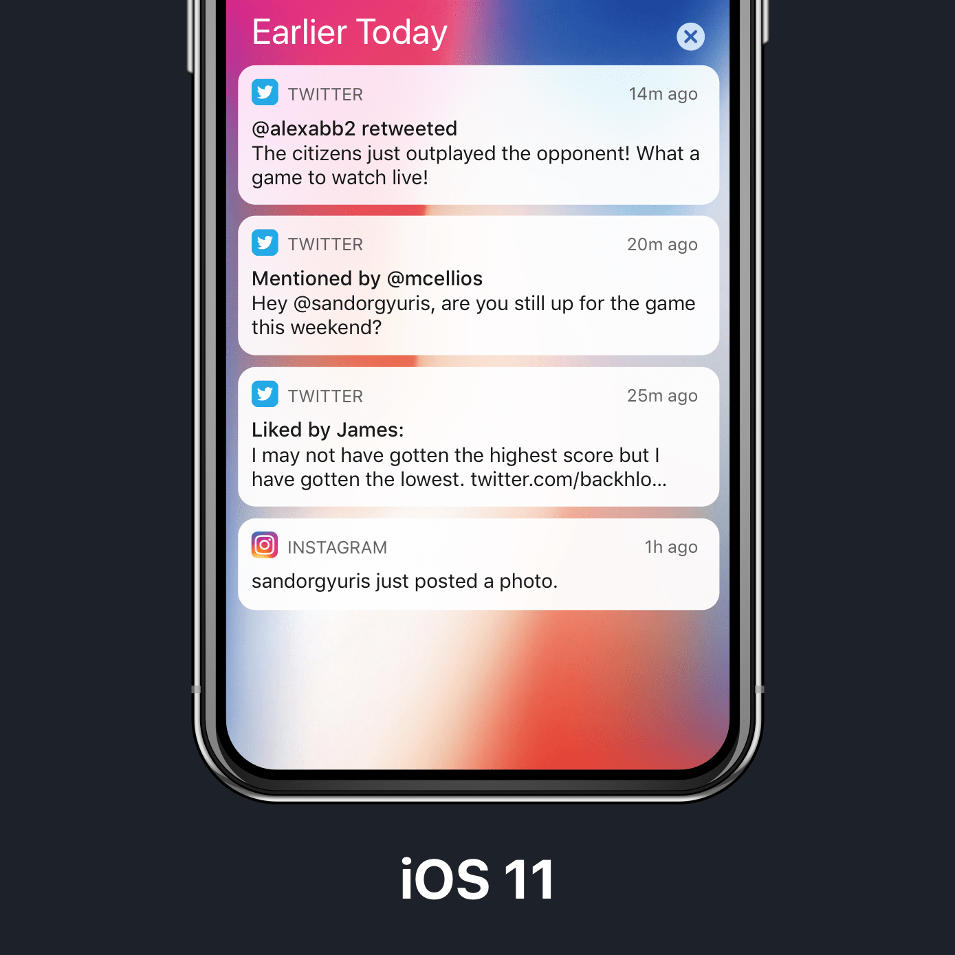 Includes multiple types of actions. Designing A Better Notification Experience For Ios By Sandor Gyuris Ux Collective