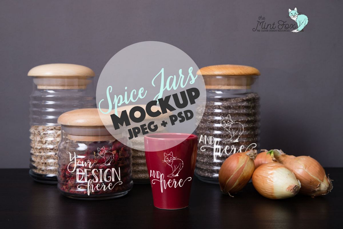 2100+ free icons to spice up your creative designs. 70 Best Spice Jar Mockup Templates Graphic Design Resources