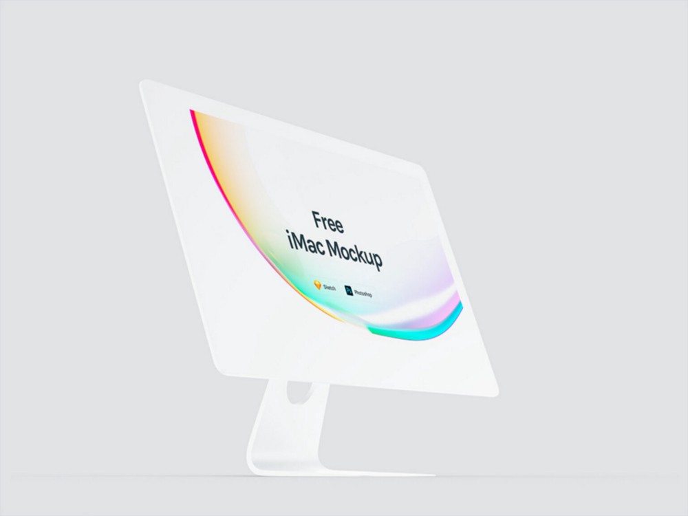 Apple imac pro front view mockup to showcase your ui/ux design in a photorealistic look. Free Imac Mockups Psd Sketch December 2021 Tmdesign