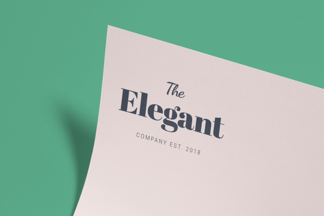 Cloth tag free logo mockup. Closeup Paper Logo Mockup Scene