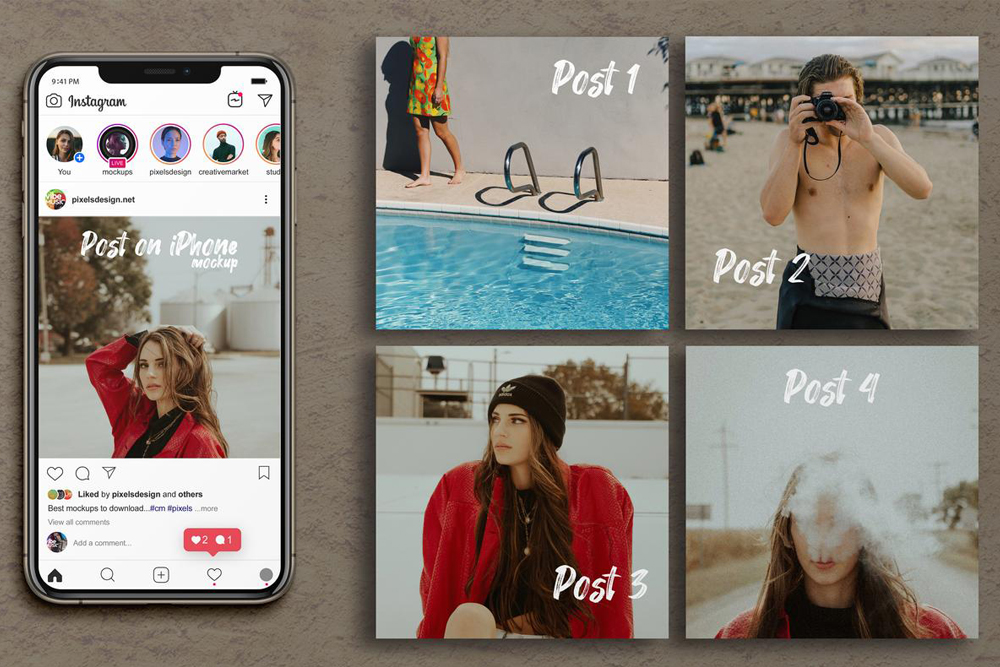 16+ Download Instagram Iphone 12 Mockup&nbsp;PSD