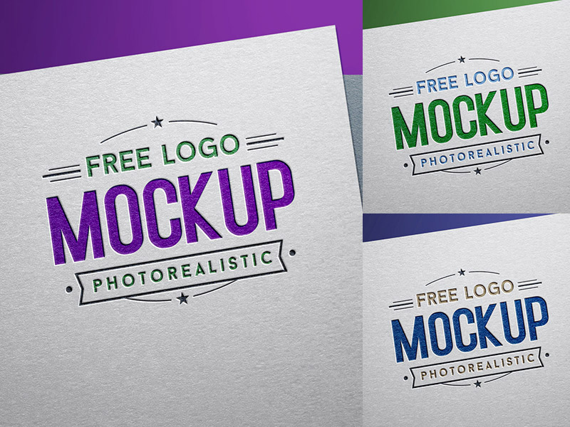 22+ Download Letterpress Logo Mockup Psd Free PSD