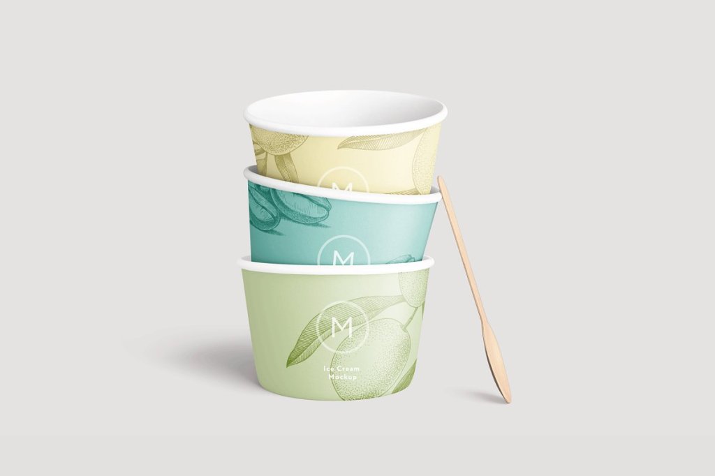 39+ Download Ice Cream Pot Mockup Free&nbsp;PSD