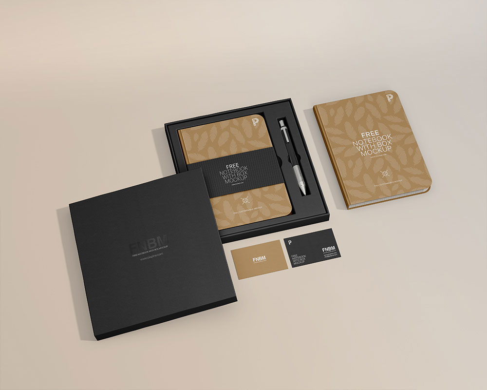13+ Download Leather Notebook Mockup Free&nbsp;PSD