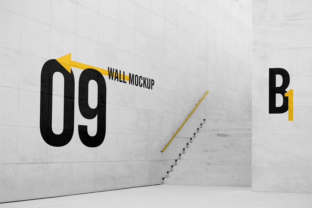 11+ Download Free Logo Wall Mockup&nbsp;PSD