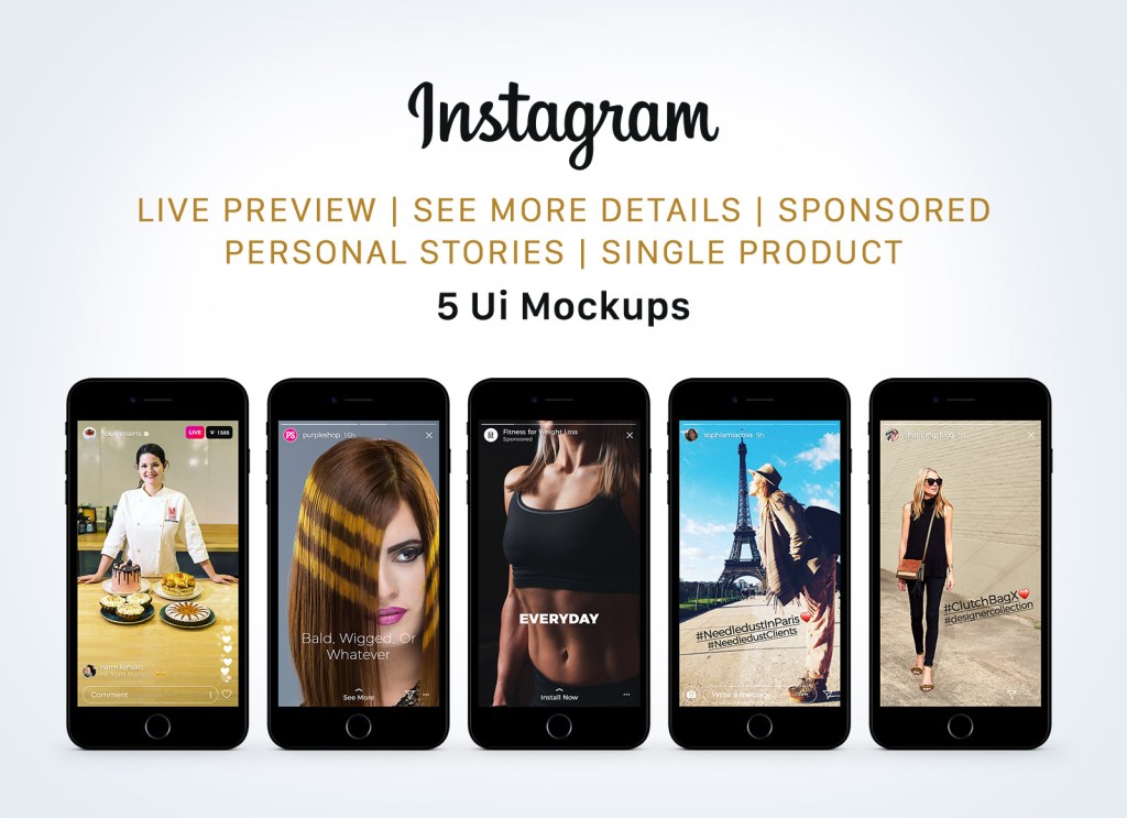 24+ Download Iphone Ig Story Mockup PSD