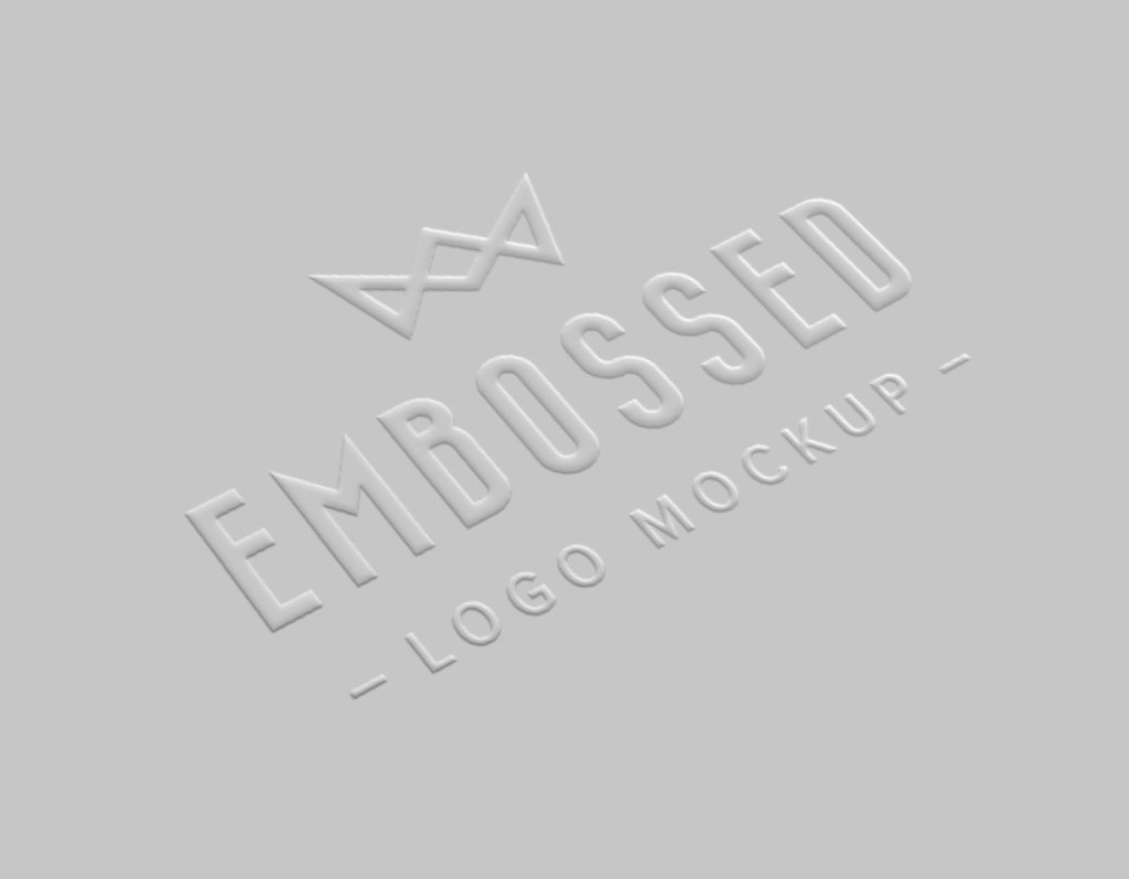 18+ Download Embossed Leather Logo Mockup Psd&nbsp;PSD