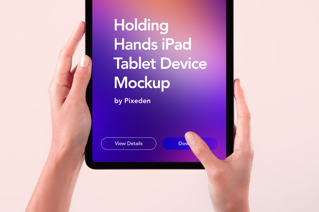 44+ Download Hand Holding Psd Ipad Mockup Scene&nbsp;PSD