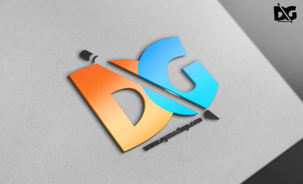 44+ Download Logo 3D Mockup Psd PSD