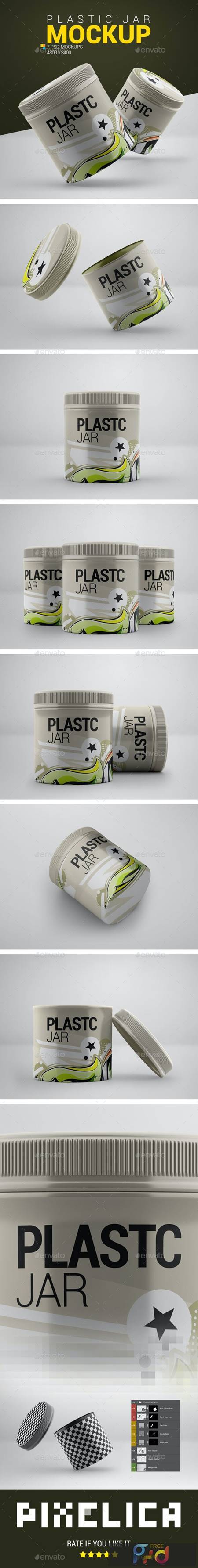 11+ Download Plastic Jar Mockup Free Psd&nbsp;PSD