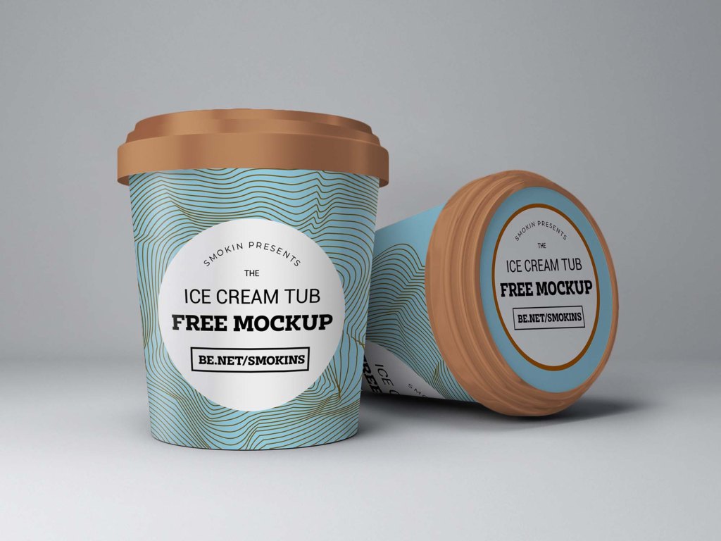 21+ Download Ice Cream Sticker Mockup&nbsp;PSD