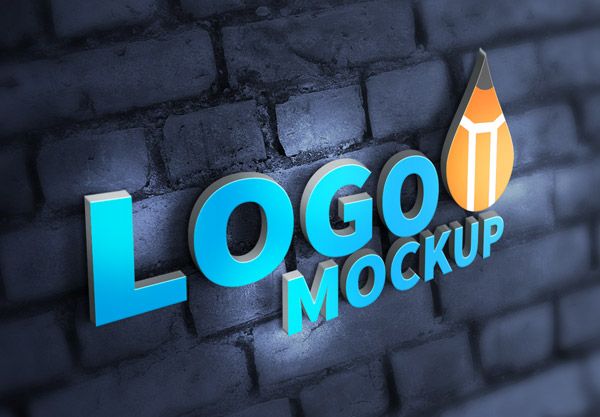 11+ Download Logo Psd Vector Mockup Template PSD